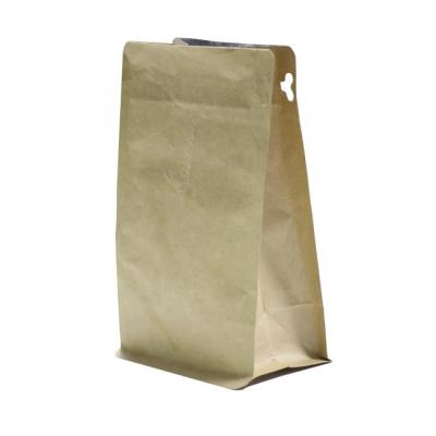 China El soporte del OEM Kraft encima de bolsas imprimió bolsos ziplockk del sellado caliente biodegradable de Mylar en venta