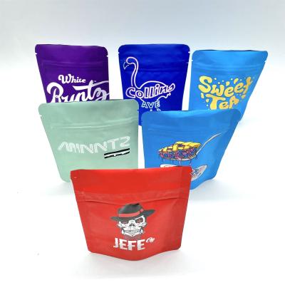 China OEM printed Aluminum Foil Zipper Bag 8 colors Resealable Stand Up Pouches for sale