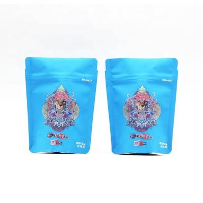 China Stand Up Soft Touch Mylar Bag Moisture Proof ziplockk Aluminum Foil Bag for sale