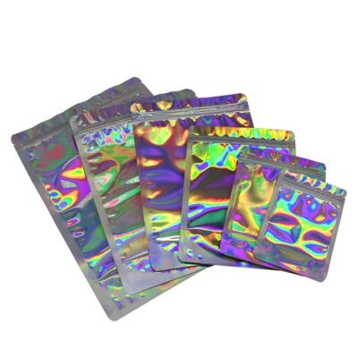 China ODM Holographic Stand Up Pouch Biodegradable Aluminium Foil Pouch GMP for sale