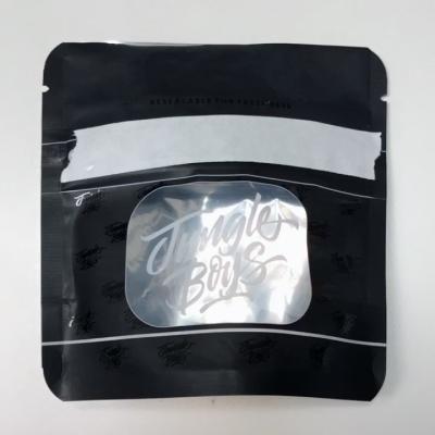 Китай Мешок 3.5g Mylar стойки черноты VMPET штейновый вверх видит через сумки застежка-молнии продается
