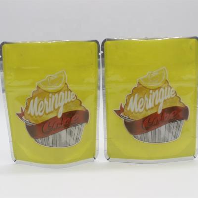 China One Pound Mylar Aluminum Foil Bags VMPET Printed Flat Bottom Pouch Printed GMP for sale