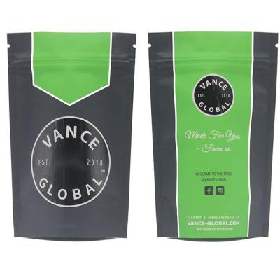 China Eco Friendly Coffee Packaging Pouch High Barrier Stand Up Zipper Pouch With Foil Lined for sale