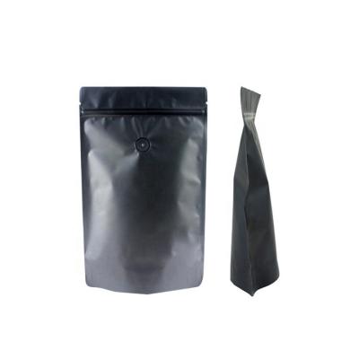 China Sacos de café 1kg impermeáveis de empacotamento do ziplockk do malote do café preto de VMPET à venda