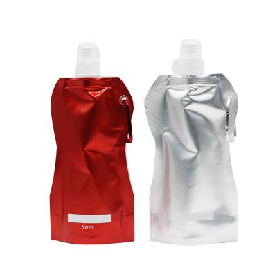 China Custom Liquid Packaging Plastic Spout Pouches Juice Drink Stand Up Bag With Nozzle for sale