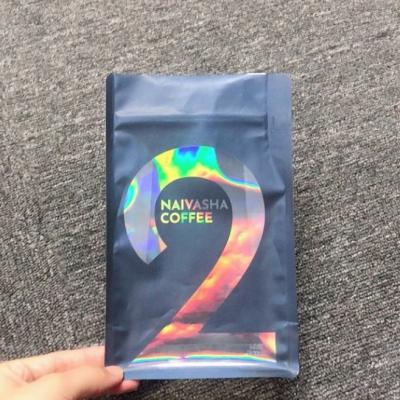 China 200 Microns Printed Aluminium Foil Pouch Coffee See Through Bag SGS for sale