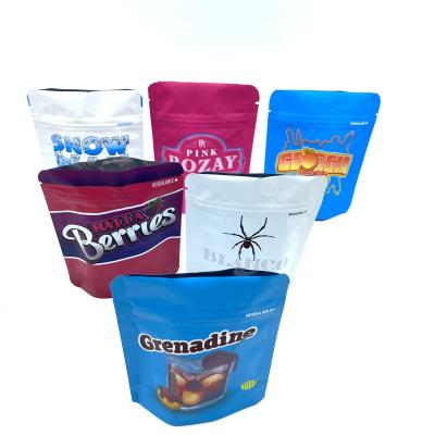 China Edibles Mylar Stand Up Pouches LDPE Zipper Stand Up Food Pouch for sale