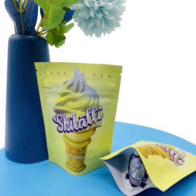 China CR Reißverschluss 3,5 g Aluminium Holographischer Reißverschluss Taschen Geruchssicher zu verkaufen