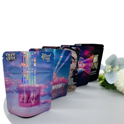 China Plastik DEO Farms PET Essbare wiederverschließbare Mylar Tasche 3,5 g Ziplockk Mylar Taschen zu verkaufen