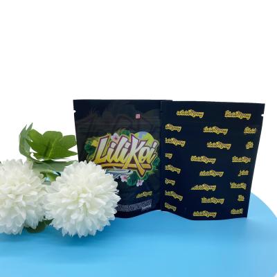 Chine Sac 3.5g de Mylar de toucher doux de tirette de CR de VMPET pour des fleurs de weed à vendre