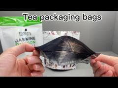 custom mylar tea packaging bag stand-up pouches for tea