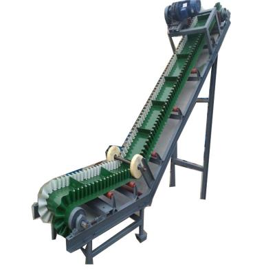 China Grain Mining Corrugated Sidewall Conveyor Belt Large Dip Angle Belt Conveyor for sale