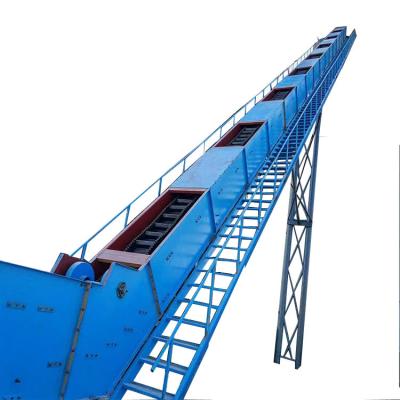 China Corrugated Belt Conveyor High Angle belt conveyor skirt guard belt machine climbing feed conveyor for sale