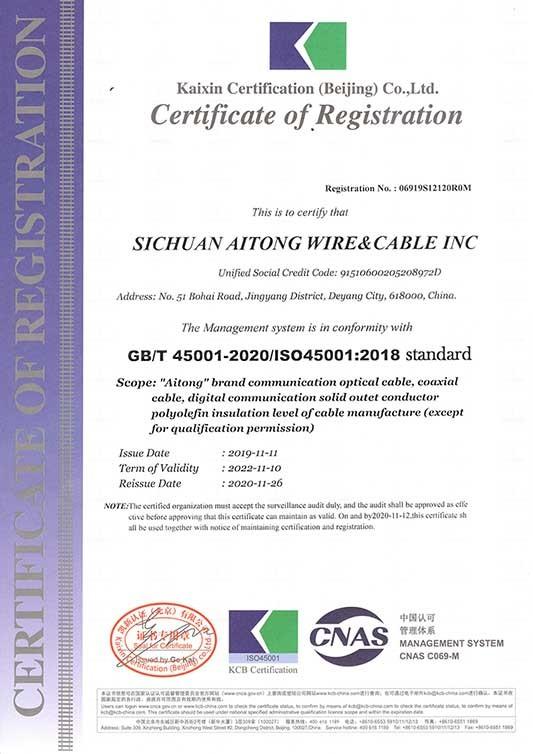 Health system - Sichuan Aitong Wire & Cable, Inc.