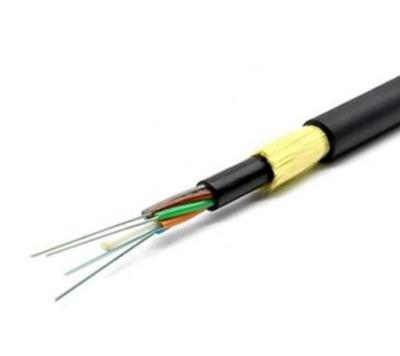 中国 6 Core Outdoor ADSS Fiber Optical Cable All Dielectric Self Supporting Cable 販売のため