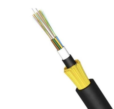 China Overhead ADSS Fiber Optic Cable 12 Core Self Supporting OEM à venda