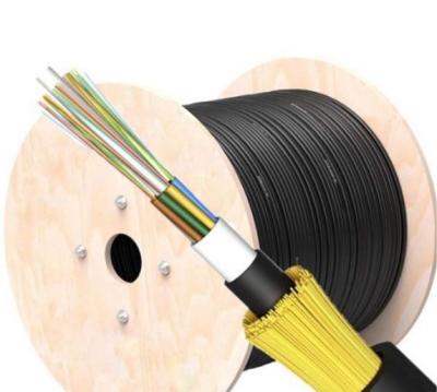 China Sola chaqueta alto Tensoin al aire libre del cable aéreo ADSS 8 de la base del cable autosuficiente de la fibra en venta