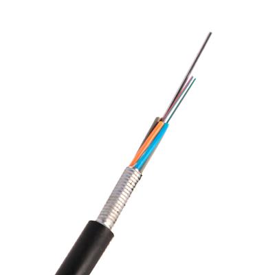 China GYTS GYTA 4-144Core Corrugated Armored  Outdoor Fiber Optic Cable Single Mode for sale