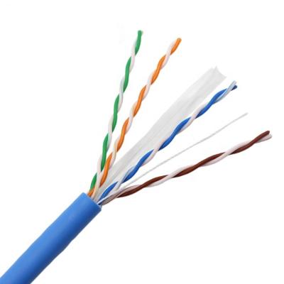 China Cat6 Indoor UTP Ethernet Cable 23awg 99.9% Oxygeen Free Copper HDPE for sale