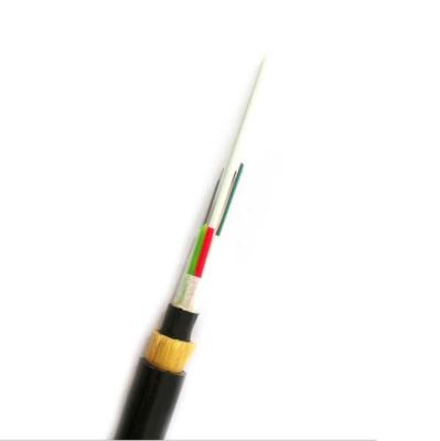 China 8 el tubo flojo al aire libre del cable óptico de la fibra de los corazones ADSS trenzó el palmo del 100M en venta