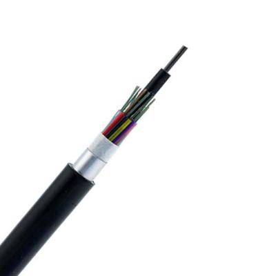 China Manutenção programada blindada clara exterior 8.0mm das telecomunicações do cabo de fibra ótica do núcleo de GYXTW 12 à venda