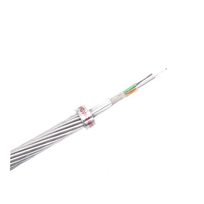 China Single Mode G652d OPGW Fiber Optic Cable 18 Core  Optical Ground Wire for sale