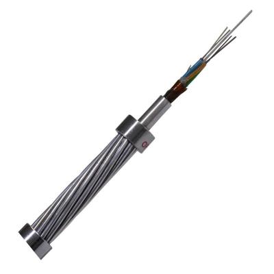 China 4 tubo flojo de acero inoxidable de la envoltura del cable de fribra óptica LSZH de la base OPGW en venta