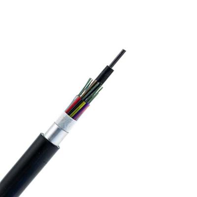 China GYFTA53 4 Core Indoor Fiber Optic Cable SM G652D PVC Simplex for sale