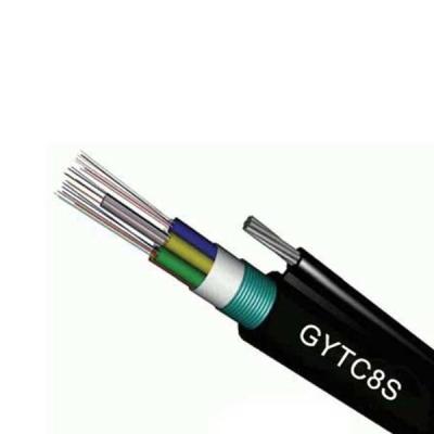 Chine Le câble de fibre optique aérien blindé extérieur 24 de GYTC8S creusent à plusieurs modes de fonctionnement à vendre