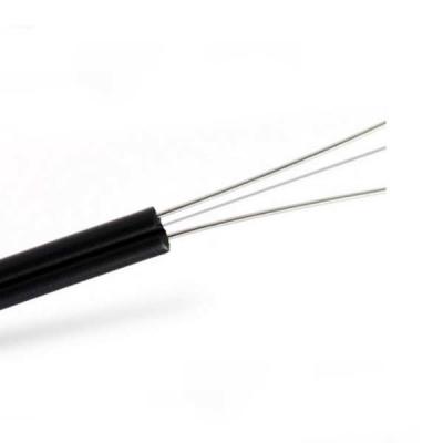 Китай Оболочка черноты PVC кабеля оптического волокна крытая GJXFH2B бабочки FTTH металла продается