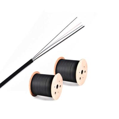 China Single Mode indoor Aerial FTTH Optical Fiber Cable GJXFH 1B 2km reel for sale