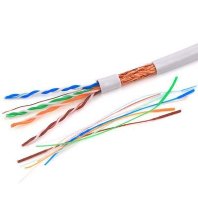 China Conductor de cobre desnudo Ethernet Cable de CAT5e SFTP 4 pares del conductor en venta
