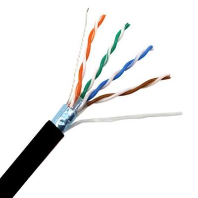 China FTP Bare Copper Cat5 Ethernet Cable 1000ft Each Roll 4 Pair 1000Mhz for sale