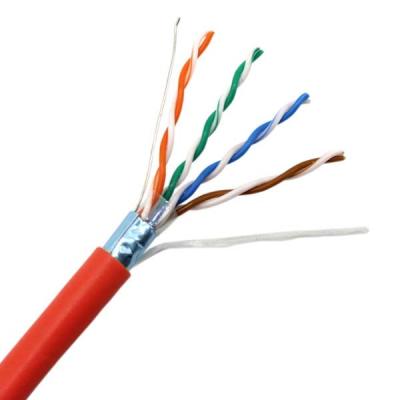 China Cat5e Ethernet Cable 24awg  Bare Copper Unshielded UTP PVC Jacket for sale