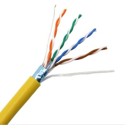 China FTP CAT5e Lan Cable 305m With Shielding Layer CCA Line 24awg Standard for sale