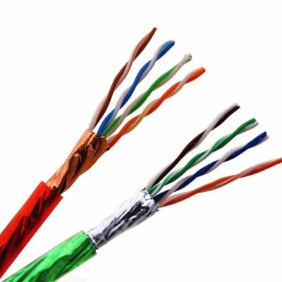 China Bare Copper Core Outdoor 305m FTP LAN Cable CAT5e PE / PVC Sheathed for sale