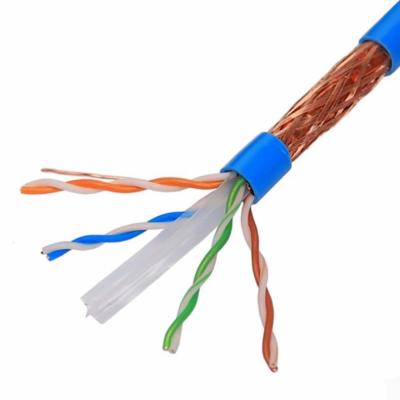 China Cable de Ethernet de cobre desnudo de 23 AWG del cable el 1000ft SFTP de la red Cat6 en venta