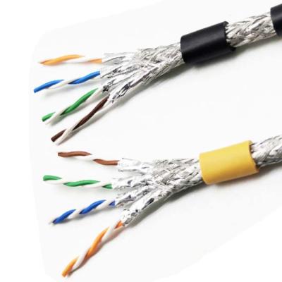 China Pares Lan Cable For Network de cobre de LSZH CAT6 Lan Cable el 1000ft SFTP 4 en venta