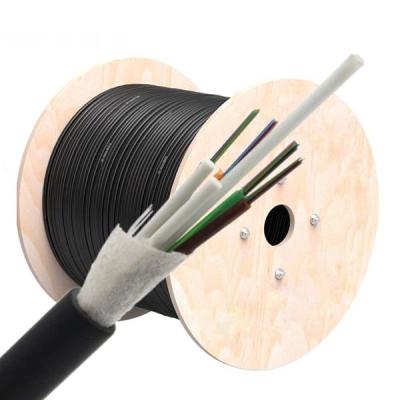 Китай Трубопровод стекловолокна кабеля оптического волокна 48 ядров не металлический привязывает стальной провод или FRP продается