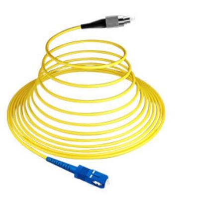 Cina Singolo rivestimento a fibra ottica del cavo flessibile PVC/LSZH del cavo di toppa di modo G657A GJXFH in vendita