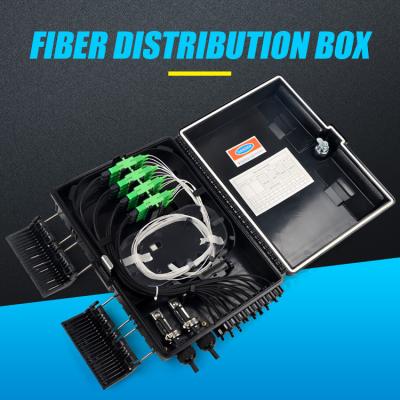 China FTTH Indoor / Outdoor Termination Fiber Optic Distribution Box Plastic 1.45kg for sale