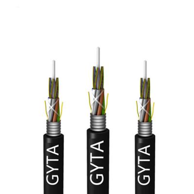 China GYTA 72 Core Single Mode Optical Cable Outdoor Layer Stranded Monitoring Armored for sale