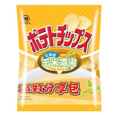 China Broaden your wholesale choices by including KOIKE's corn soup flavor Potato Chips in a 117g. asian snacks wholesale for sale