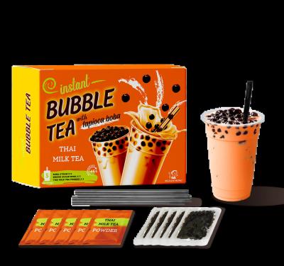 China Introducing the Finest Wholesale Bubble Tea Kit - Experience Authentic Thai Tea -Flavored Brown Sugar Boba Tea Delight for sale