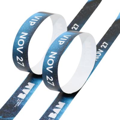 China Disposable Tyvek Paper Wristbands For Events Personalized Bracelets for sale