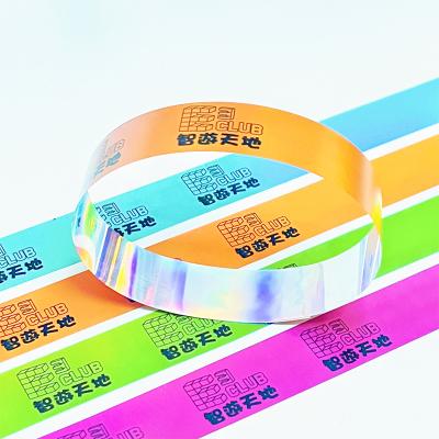 China Flash Custom Glitter Wristbands , Colorful Personalized Sparkle Wristbands for sale