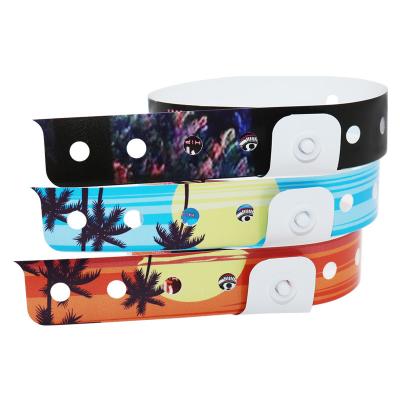China Vinyl PVC Wristbands For Events Elastic Waterproof Customized Logo for sale