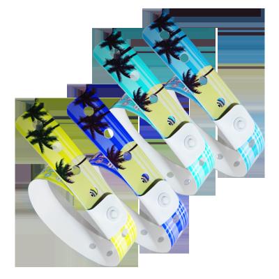 China Comfortable PVC Customized Wristbands For Events Wear Resistant Bracelets for sale