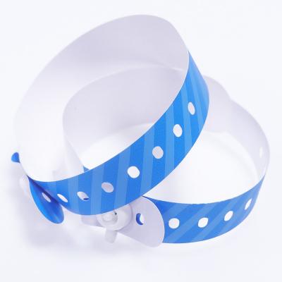 China RFID Round Hospital Patient Wristband Thermal Transfer Printing Bracelet for sale