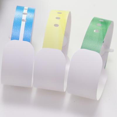China Rectangle Shape Hospital Patient Wristband Disposable ID Bracelet for sale